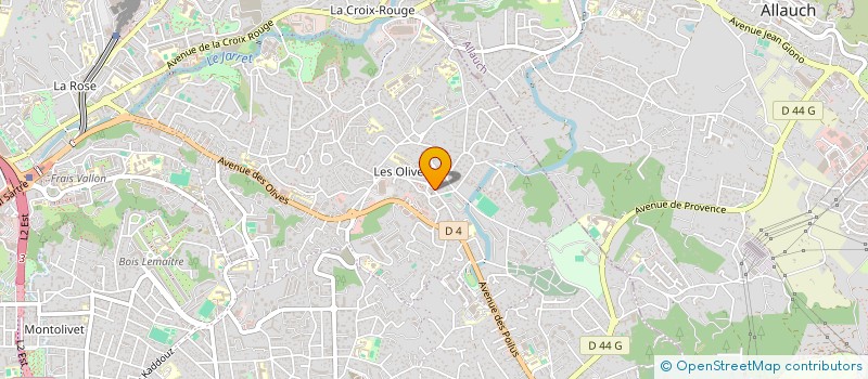 localisation de l'entreprise PIZZA DES OLIVES  MARSEILLE