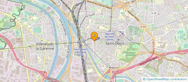 localisation de l'entreprise PIZZA DI ANGELO à SAINT-DENIS