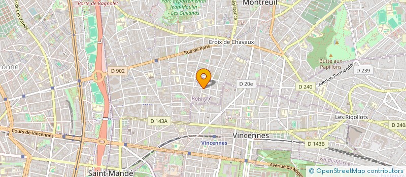 localisation de l'entreprise PIZZA DI MASSARO à MONTREUIL