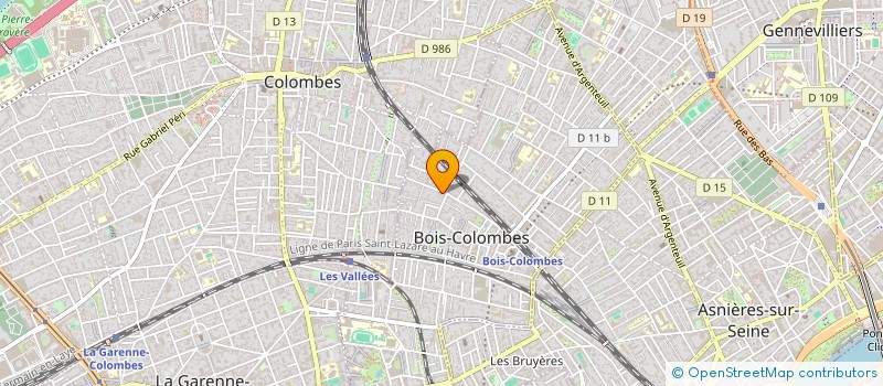 localisation de l'entreprise PIZZA DI NAPOLI à BOIS-COLOMBES