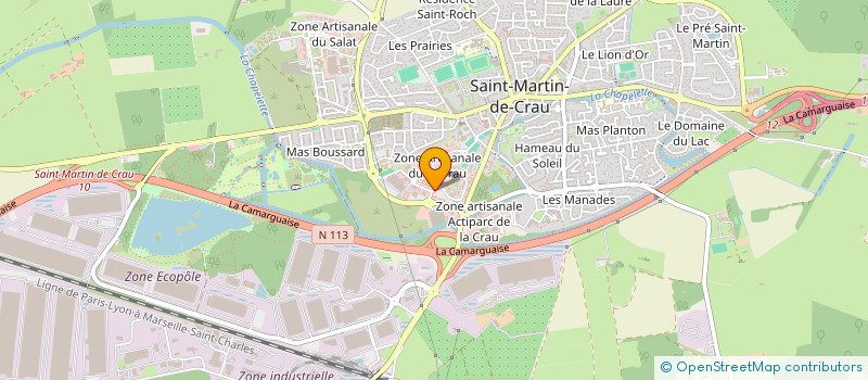 localisation de l'entreprise PIZZA DI NAPOLI à SAINT-MARTIN-DE-CRAU