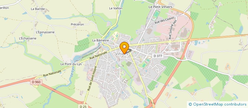localisation de l'entreprise PIZZA DI STALLO à LYS-HAUT-LAYON