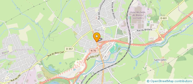 localisation de l'entreprise PIZZA DID ONE  MONTCEAU-LES-MINES