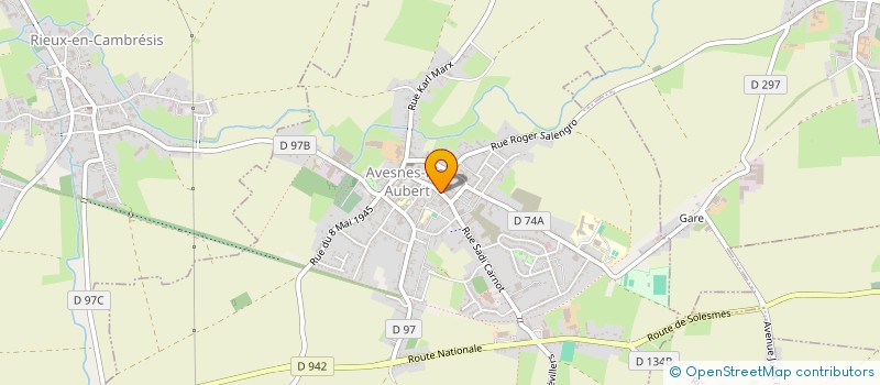 localisation de l'entreprise PIZZA DIM ELO  AVESNES-LES-AUBERT