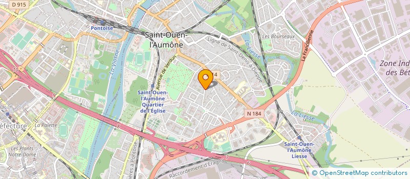 localisation de l'entreprise PIZZA DINO à SAINT-OUEN-L'AUMONE