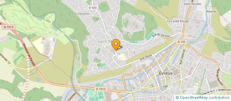 localisation de l'entreprise PIZZA DINO  EVREUX