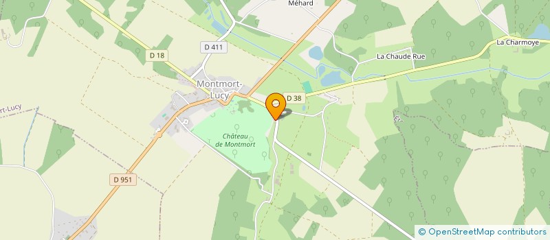 localisation de l'entreprise PIZZA'DOREE  MONTMORT-LUCY