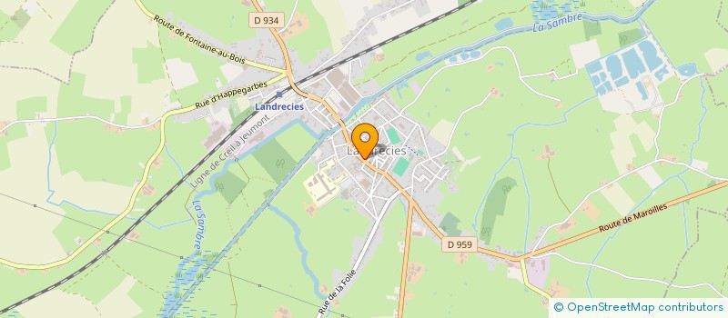 localisation de l'entreprise PIZZA DORENZ II à LANDRECIES