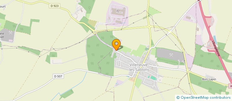 localisation de l'entreprise PIZZA DU CHATEAU  VILLENEUVE-LES-SABLONS