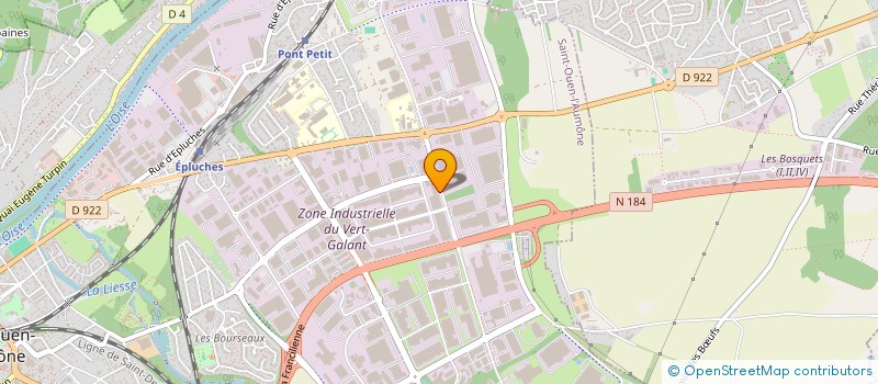 localisation de l'entreprise PIZZA DU VERT GALANT à SAINT-OUEN-L'AUMONE