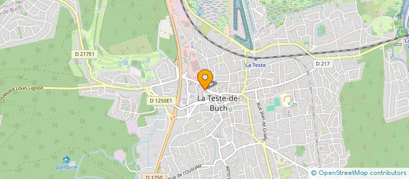 localisation de l'entreprise PIZZA DUNE à LA TESTE-DE-BUCH