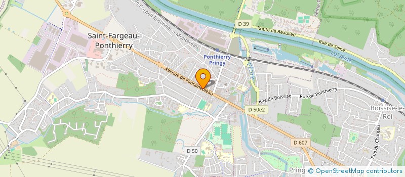 localisation de l'entreprise PIZZA E PASTA  PRINGY