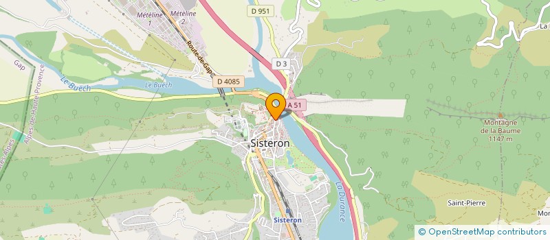 localisation de l'entreprise PIZZA E SFIZZI à SISTERON