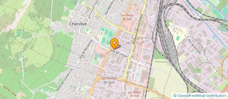 localisation de l'entreprise PIZZA ET  PASTA à CHENOVE