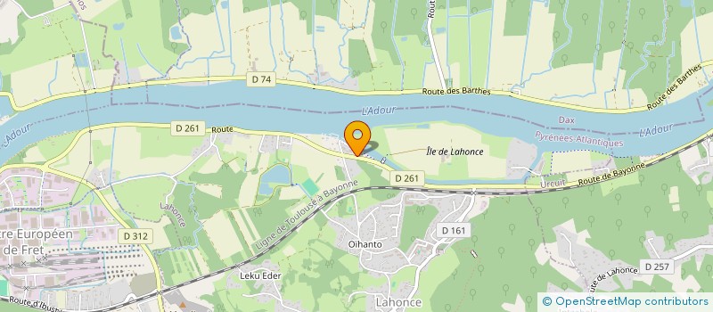 localisation de l'entreprise PIZZA ETXEA  LAHONCE