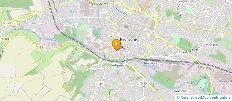 localisation de l'entreprise PIZZA EXPRESS  BEAUVAIS