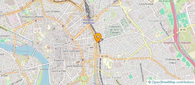 localisation de l'entreprise PIZZA FACTORY  TOULOUSE