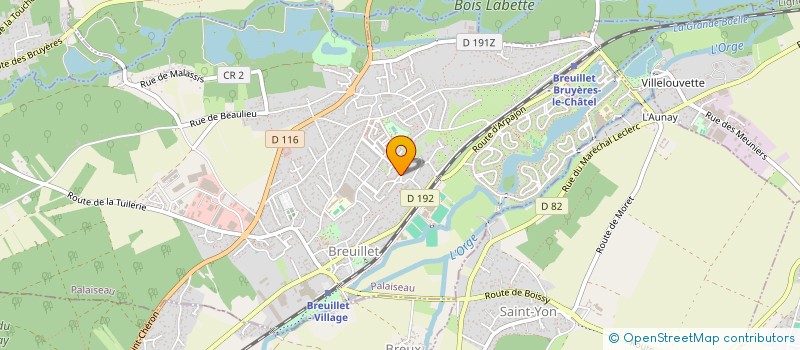 localisation de l'entreprise PIZZA FAMILIA à BREUILLET