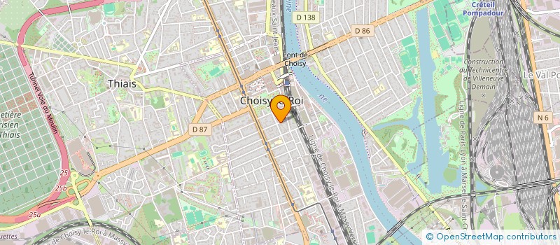 localisation de l'entreprise PIZZA FAST  CHOISY-LE-ROI