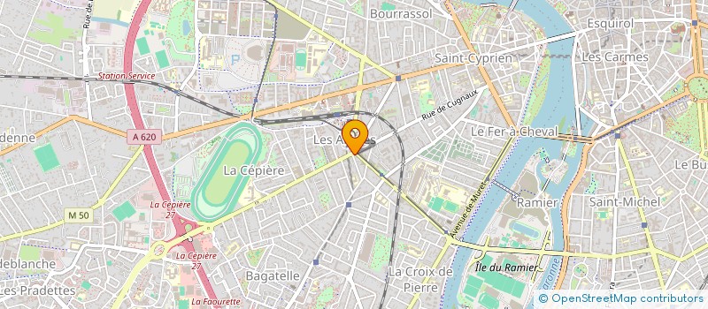 localisation de l'entreprise PIZZA FELIX à TOULOUSE