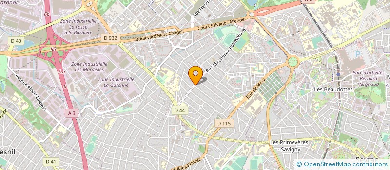 localisation de l'entreprise PIZZA FEU DE BOIS à AULNAY-SOUS-BOIS