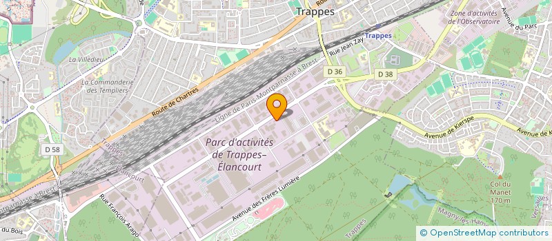 localisation de l'entreprise PIZZA FIDELIO à TRAPPES