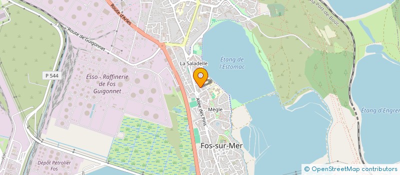 localisation de l'entreprise PIZZA FIORI à FOS-SUR-MER