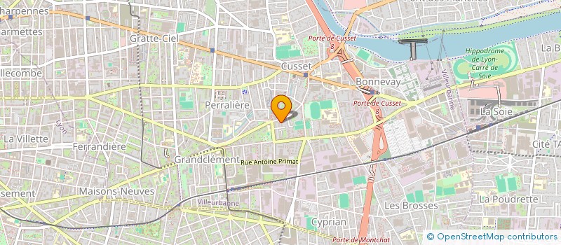 localisation de l'entreprise PIZZA FIRE  VILLEURBANNE