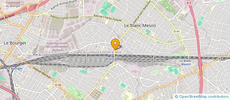 localisation de l'entreprise PIZZA FOOD  DRANCY