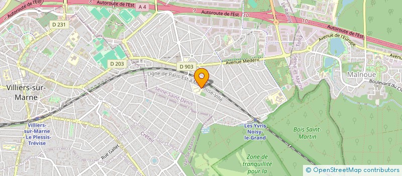 localisation de l'entreprise PIZZA FRANCKY  NOISY-LE-GRAND