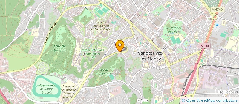 localisation de l'entreprise PIZZA FRESCA à VANDŒUVRE-LES-NANCY