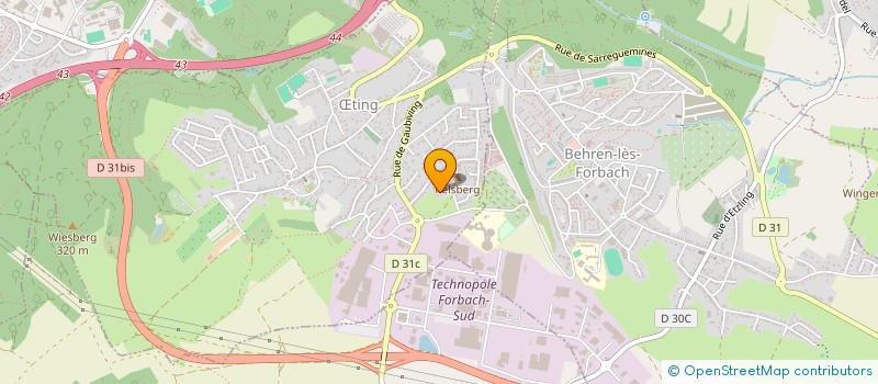 localisation de l'entreprise PIZZA GIOACHINO  TING