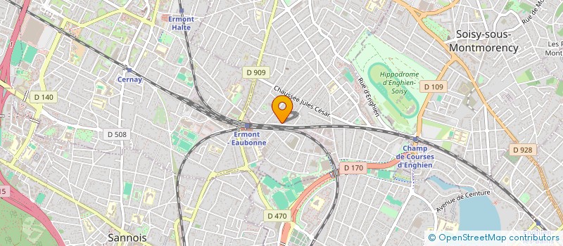 localisation de l'entreprise PIZZA GIOVANI à EAUBONNE