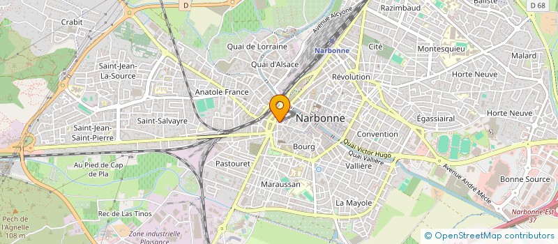 localisation de l'entreprise PIZZA GNSE  NARBONNE