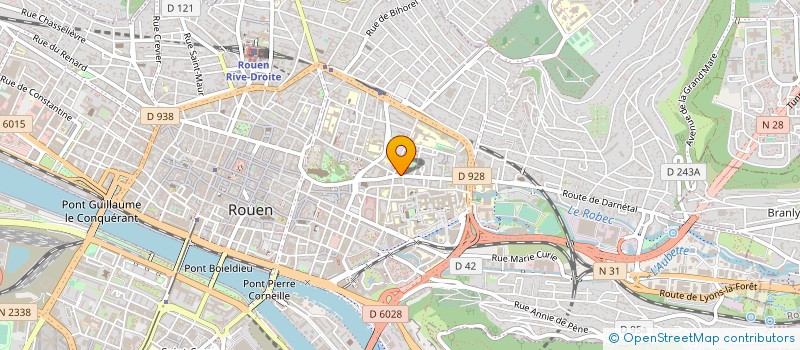 localisation de l'entreprise PIZZA GOURMET à ROUEN