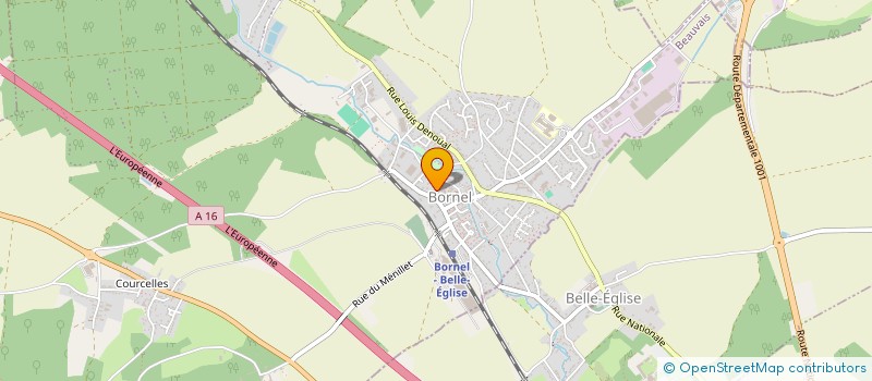 localisation de l'entreprise PIZZA GOURMET  BORNEL