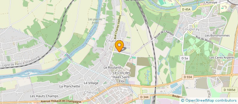 localisation de l'entreprise PIZZA GRILL HORSES SALOON  CHALIFERT