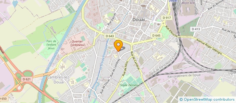 localisation de l'entreprise PIZZA HOME DE GAYANT à DOUAI