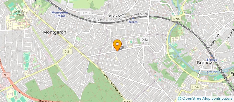 localisation de l'entreprise PIZZA HOT à YERRES