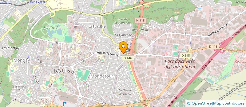 localisation de l'entreprise PIZZA HOTE à ORSAY