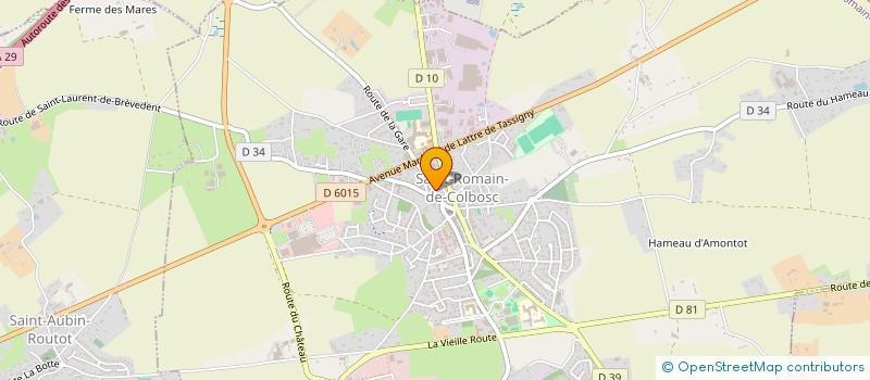 localisation de l'entreprise PIZZA HOUSE à SAINT-ROMAIN-DE-COLBOSC