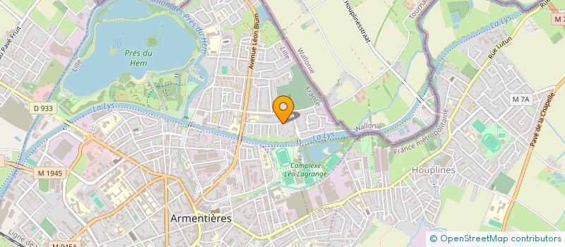 localisation de l'entreprise PIZZA IN FAMIGLIA à ARMENTIERES
