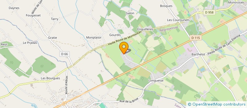 localisation de l'entreprise PIZZA IRENEE à NEGREPELISSE