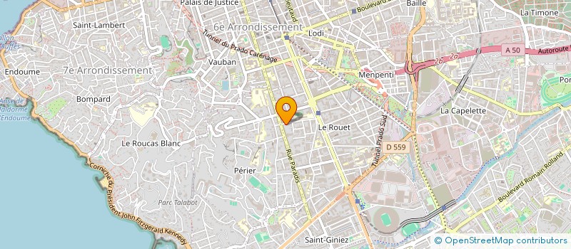 localisation de l'entreprise PIZZA ITALIA à MARSEILLE