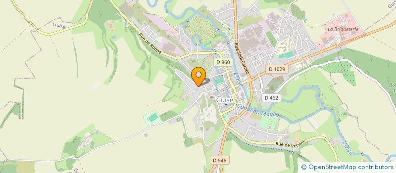 localisation de l'entreprise PIZZA ITALIA  GUISE