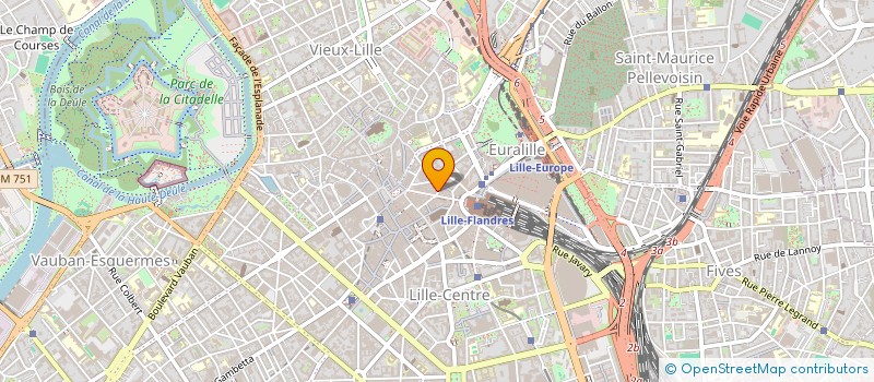 localisation de l'entreprise PIZZA ITALIE SAS à LILLE