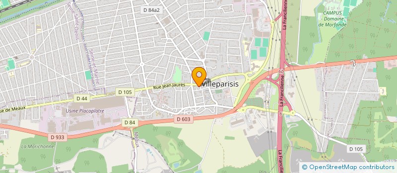 localisation de l'entreprise PIZZA JARA'S  VILLEPARISIS