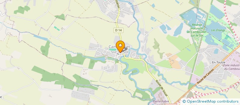 localisation de l'entreprise PIZZA JIM  SOUAL