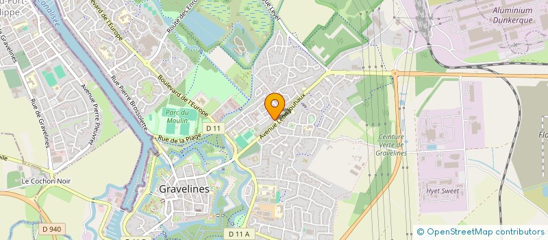 localisation de l'entreprise PIZZA JOJO à GRAVELINES