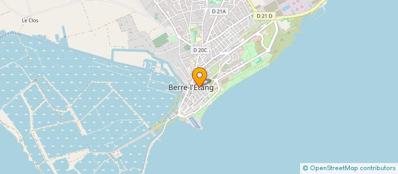 localisation de l'entreprise PIZZA KING à BERRE-L'ETANG